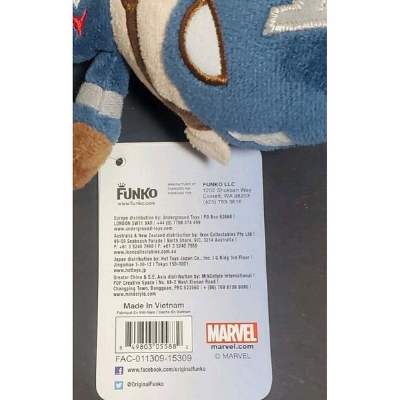 Funko Mopeez Captain America Plush 5" – With Tags – Marvel Collector Doll - Picture 5 of 6